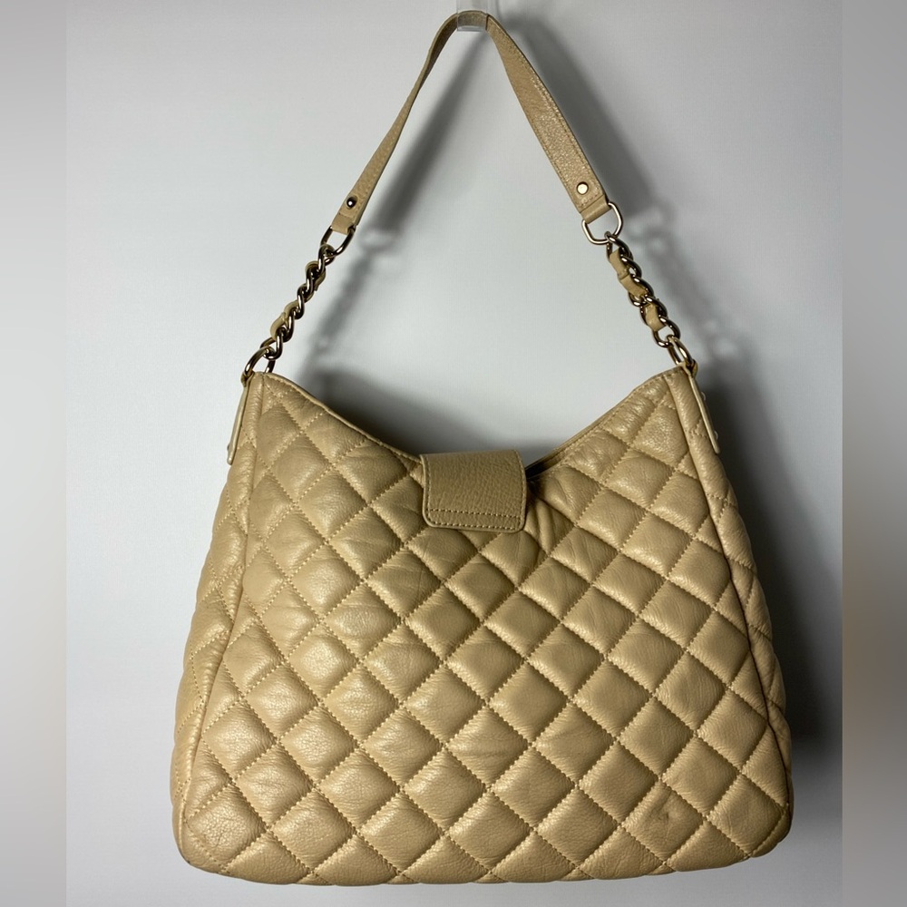 Kate Spade Quilted Tan Handbag - Picture 2 of 14